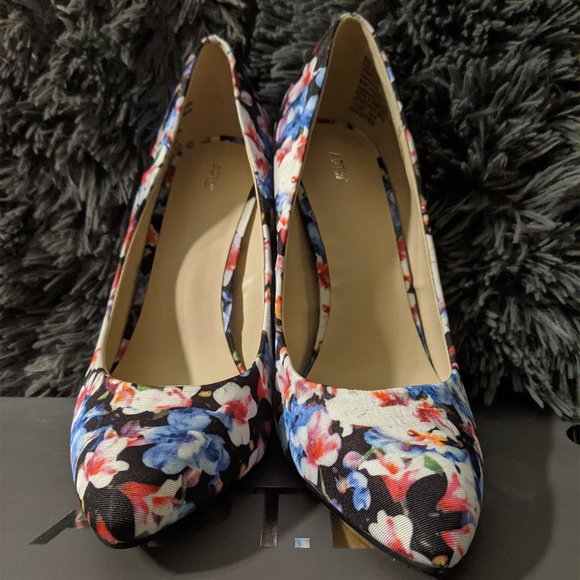 Apt 9 Floral Heels Size 8.5 NIB - Picture 3 of 6